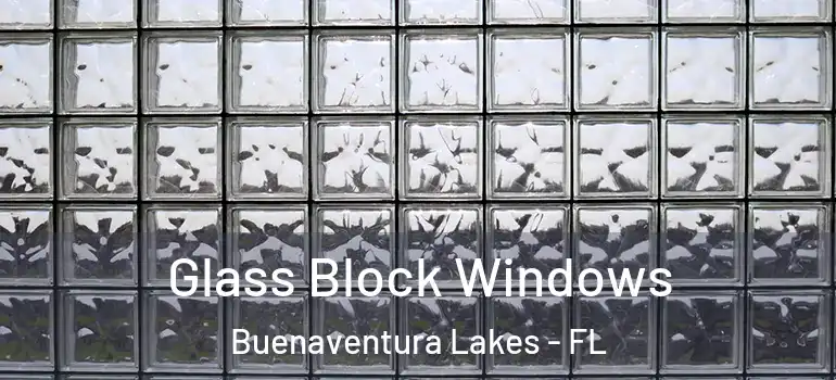  Glass Block Windows Buenaventura Lakes - FL